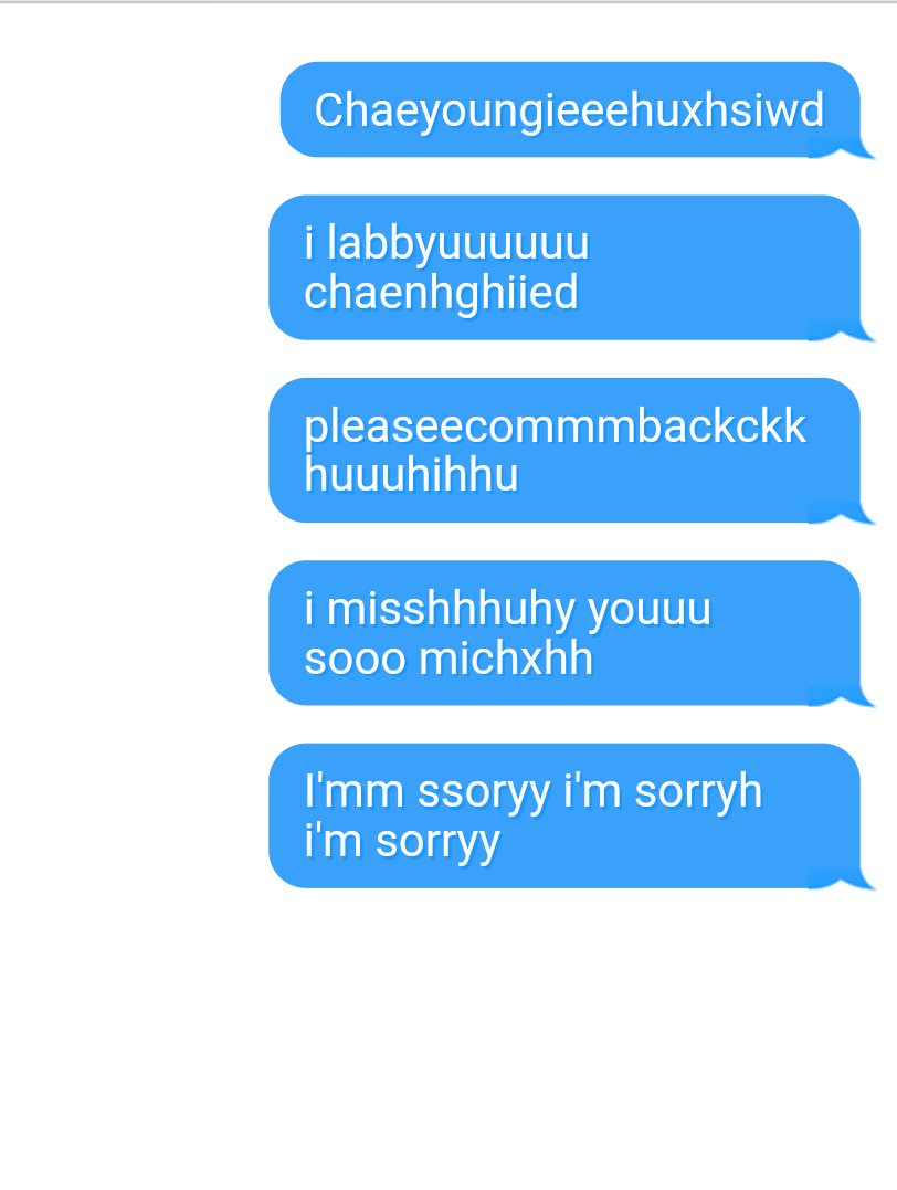 [ Messages that was sent to Chaeyoung]