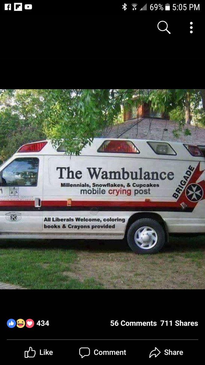 Haha! The Wambulance brigade. Just what the Dr ordered. #wambulance