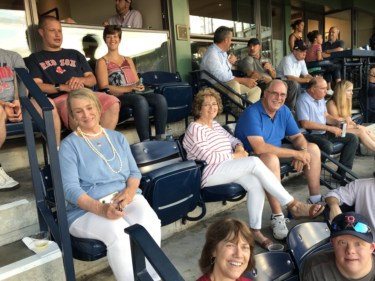 McmahonMarybeth's tweet photo. @SpOlympicsMA athletes &amp;@MassLETR thanks @BankofAmerica Boston @MG_Chamberlain &amp; @Alicia_BofA_MA  for hosting us tonight @RedSox!   #PickUpHope https://t.co/X8MalsBJf6