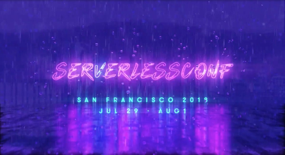 samkroon's tweet image. If you are in San Francisco this weekend, check out the @serverlessconf Hackathon on Sunday... Have fun building with incredible technologies, and win some really awesome prizes! #awslambda #googlecloudfunctions #azurefunctions and more! 
sf.serverlessconf.io/hackathon.html