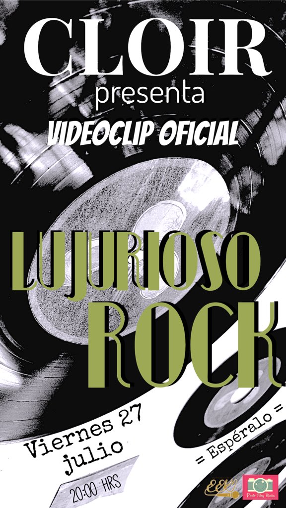 cloirband's tweet photo. Están listos para ver el videoclip oficial de Lujurioso Rock...??? 🎸 

Mañana a las 20:00 hrs

No se lo pueden perder.

#SomosDosExtrañosHoy #TalentoEEK #VideoClip #PhotoFilmsMedia https://t.co/Vv0SnFeue1