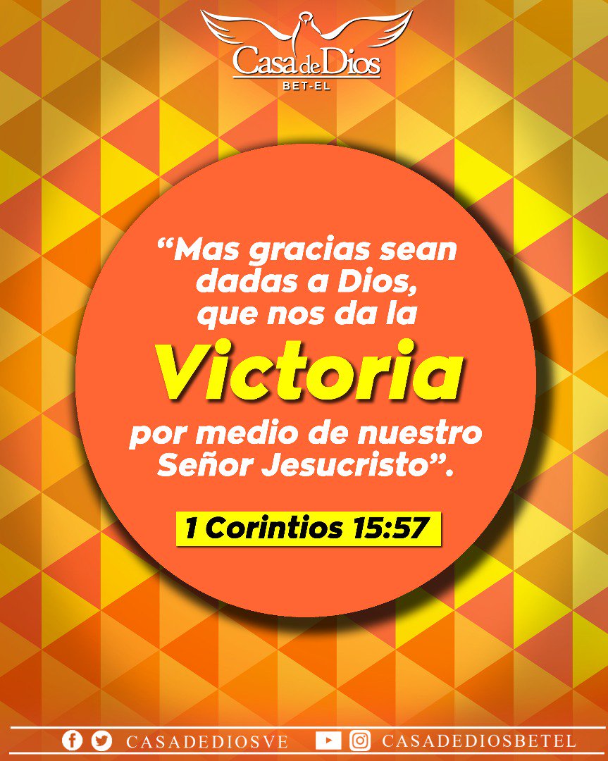 CasadeDiosVE's tweet photo. 1 Corintios 15:57  #versiculodeldia #versiculo #biblia https://t.co/M2AvqrUiCl