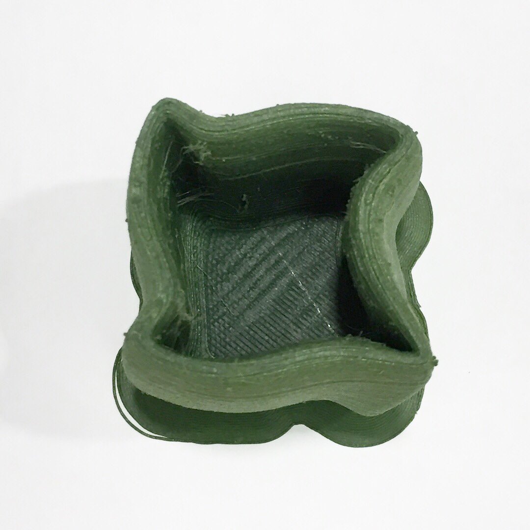 <a href="/krausecenter/">KCI</a> camper’s design made in @adskFusion360 &amp; #3Dprinted in <a href="/Algix3D/">Algix 3D</a> algae filament in <a href="/KCIunderground/">KCI Makerspace</a> #makerspace