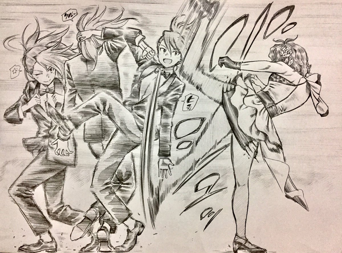動きのある絵の練習
4luxuryのCDドラマでは舞浜歩演じる無反省不倫男ソーイチローが豊川風花演じる楓果に蹴り飛ばされる場面がありました
まさかのソーイチローが強くて倒せない場合のナンパシーン
なんとなくブラジリアンキック 