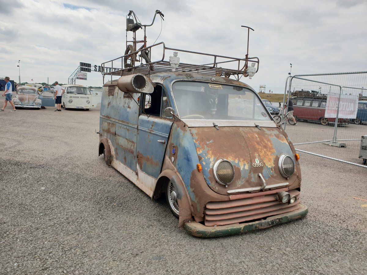 BrynLucas's tweet photo. I love the DKW Auto Union (became Audi) bus from #BugJam at Santa Pod.
The rust and rat look is a unique style choice and is definitely not for everyone.
Thoughts?
@SantaPodRaceway #rustandrat #campervan #bus #ratty #audi @Audi https://t.co/Vn5LGsrQPw