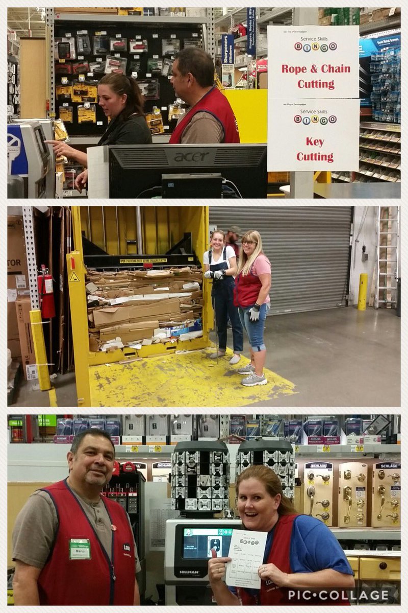 PatriciaChapHR's tweet photo. Team Riverdale knows how to get some cross training done on this Day of Development!  #DayofDevelopment #Region14HR #LowesLife https://t.co/Uf6KfqfLik