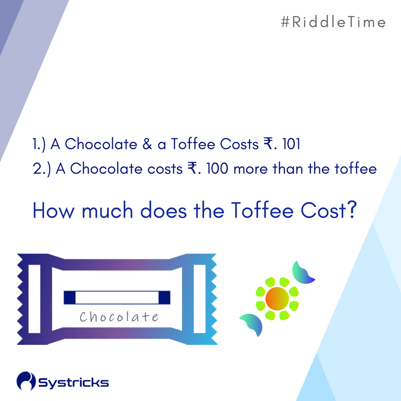 systrickstech's tweet photo. Can you answer this? Post your answers in comments. Thanks.
#riddle #fun #break #entrepreneur #Entrepreneurship #think #imagination #ideas #StartupIndia #startuplife #thoughts #marketing #strategy #cognitive #MakeInIndia #Puzzle #psychology #behaviour #founders #patience #CEO https://t.co/hAc2f2pQdW