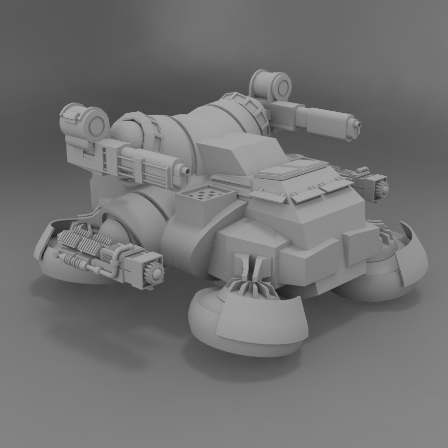JigSaw_73's tweet photo. Worked on a new #3dmodel for my #HoverTankArena game tonight! New BOSS tank to battle! #gamedev #indiedev #Blender3d #b3d https://t.co/RM8o6Q6BRb