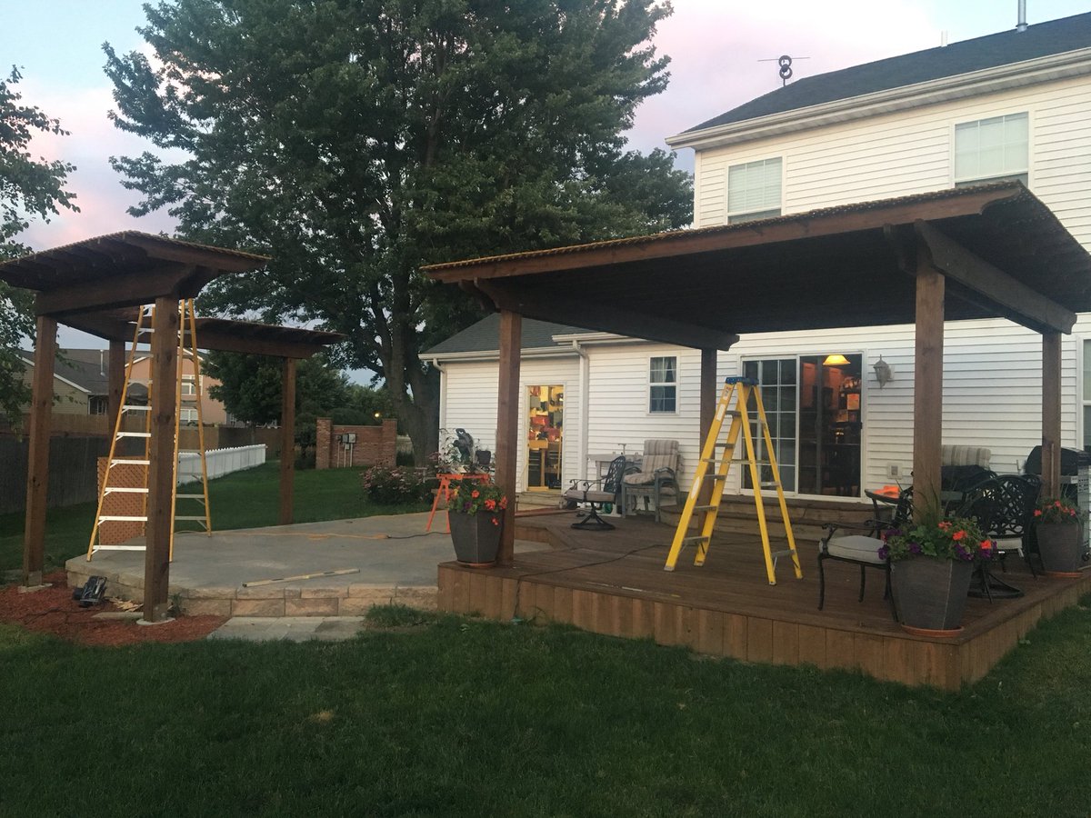 benrink's tweet photo. If I hired it out the patio/deck project wouldβve been done a year ago. Instead Iβve spent 1/5 the money and have been toiling away for 18 months on and off. Not sure if it will ever truly be done... #needapool https://t.co/RB99h6upHB