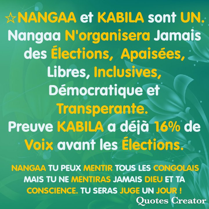 EvangelisteHen1's tweet photo. @CNangaa @cenirdc #Diacre @CNangaa Dieu te parle tout les Jours,  SOIS #NAÎTRE. DANS CE QUE TU FAIS. 
LA PLACE QUE TU OCCUPE, À ÉTÉ OCCUPÉ PAR UNE PERSONNE. #CRAIND DIEU POUR NE PAS METTRE TA VIE ET CELLE DE TES ENFANTS EN DANGER. #DIEU VOIT TOUT CE QUE VOUS FAITES EN CACHETTE. Repens - Toi. https://t.co/uogQEBhhuT