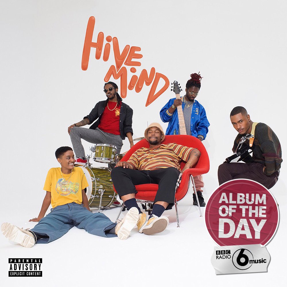 BBC6Music's tweet photo. Fusing 80s rare groove and 90s hip hop into future thinking digital R&amp;B, our Album Of The Day is The Internet's (@intanetz) Hive Mind. https://t.co/aIEmhG5N6s