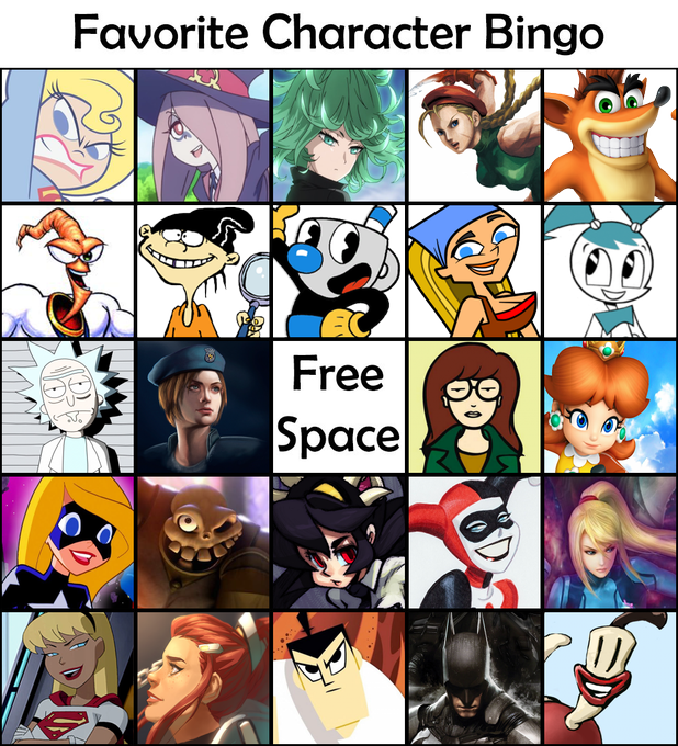 My favorite characters.
#favoritecharacterbingo 