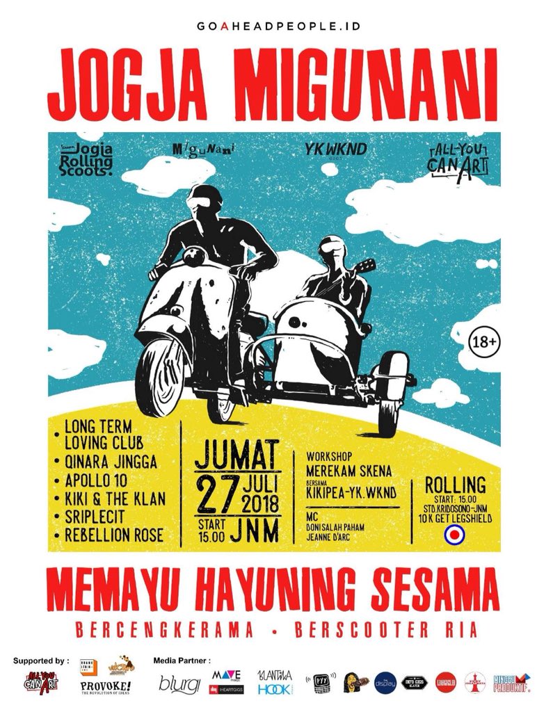 sriplecit's tweet image. Jangan lupa nanti malam
Mari bercengkerama &amp;amp; berscooter ria “Memayu Hayuning Sesama
Ramaikan!
#sriplecit #kelana #allyoucanart