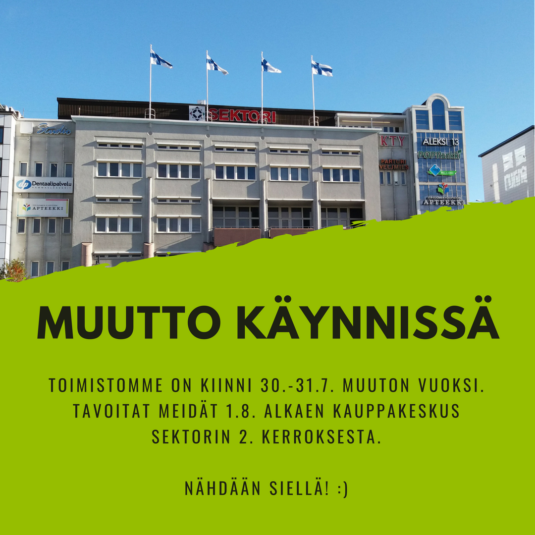 Talentree_oy's tweet photo. 📦📦📦 Muutamme ma 30.7. ja ti 31.7. uusiin tiloihin, joten Kuopion toimistomme on kiinni. 📦📦📦1.8. alkaen löydät meidän lähes 30 alansa huippuosaajaa Kauppakeskus Sektorin toisesta kerroksesta. Tapaamisiin! 😊 #muutto #talentree https://t.co/evBdubOU4C