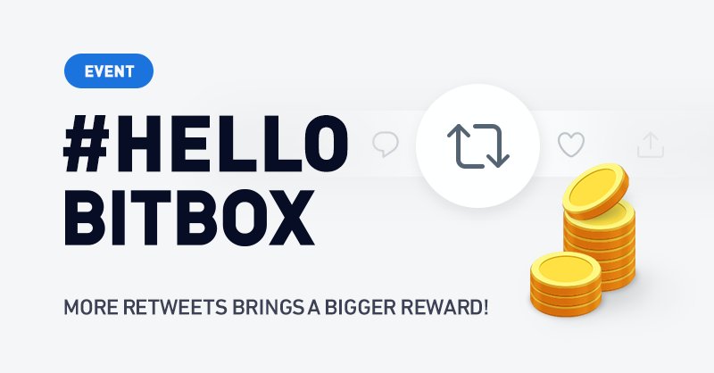 bitfront_global's tweet photo. Win $50 worth of a mystery token!
 1.Follow @bitbox_official https://t.co/1386wjPoyu &amp; retweet this tweet with #HelloBITBOX #LineExchange
 The more retweets, the bigger the reward! Details: https://t.co/mFDHIMavG2

#BITBOX #LINEexchange #bitcoin #crypto #freetrades https://t.co/6P8WDatPnE