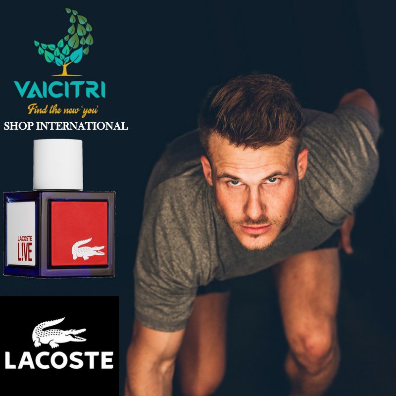 Lacoste Live Pour Homme || Eau De Toilette 100ml
. It opens with a zesty accord of lime, which instantly awakens the senses and clears the mind.

Shop Now: bit.ly/2LpOw9v

#Vaicitri #ShopOnline #ShopInternational #LaLacoste #LacosteMen #EauDeToilette #VaicitriForMen