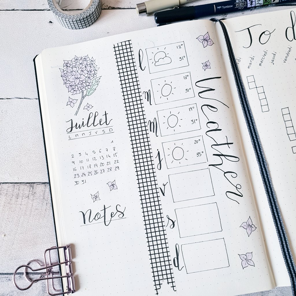 violettefactory's tweet photo. 1ère partie de la semaine dans mon #bulletjournal ✒���
Doux vendredi #twitter 😘 https://t.co/XMsmrrHFhU