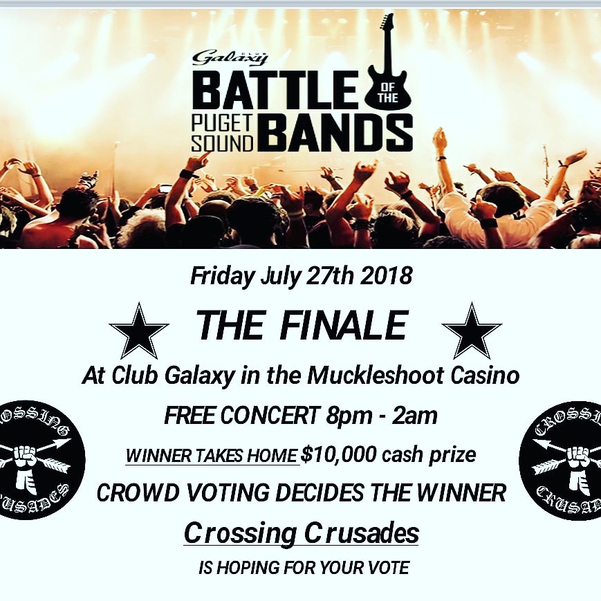 crossingcrusade's tweet photo. Tomorrow battle of the bands finale, be there or square!!! https://t.co/Ch2MXb48Vv