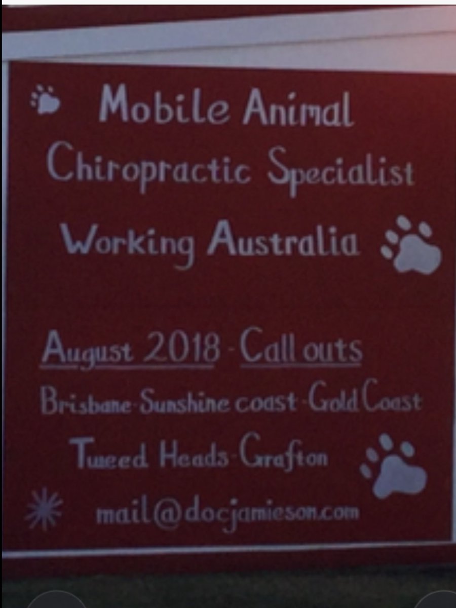 DocAnimalChiro's tweet image. As from 1 st, August 2018 ...