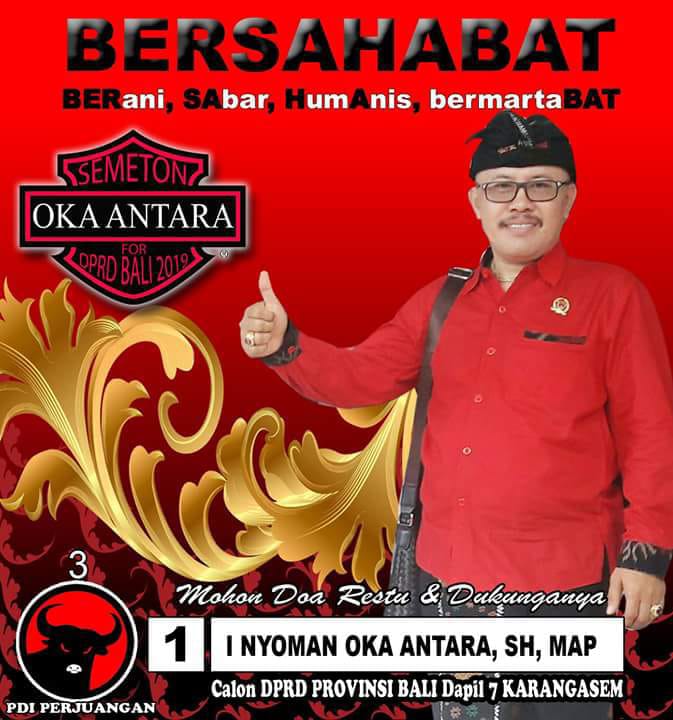 TutKapal's tweet photo. BERSAHABAT
With OKA ANTARA
Legislatif Bali for 2019
Dapil 7 kab Karangasem
.
.
#SalamMetal
#MegaTotal
#MerahTotal
#MenangTotal
#PDIPERJUANGAN
#PDIPERJUANGANM3NANG https://t.co/yl2kfxRdBQ