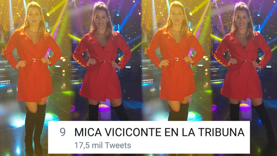 EternosDeMica's tweet photo. TT de la Reina @MicaViciconte 😍
MICA VICICONTE EN LA TRIBUNA #MicaViciconteIG #Micaelistas #KCAArgentina https://t.co/tff95n9F0O