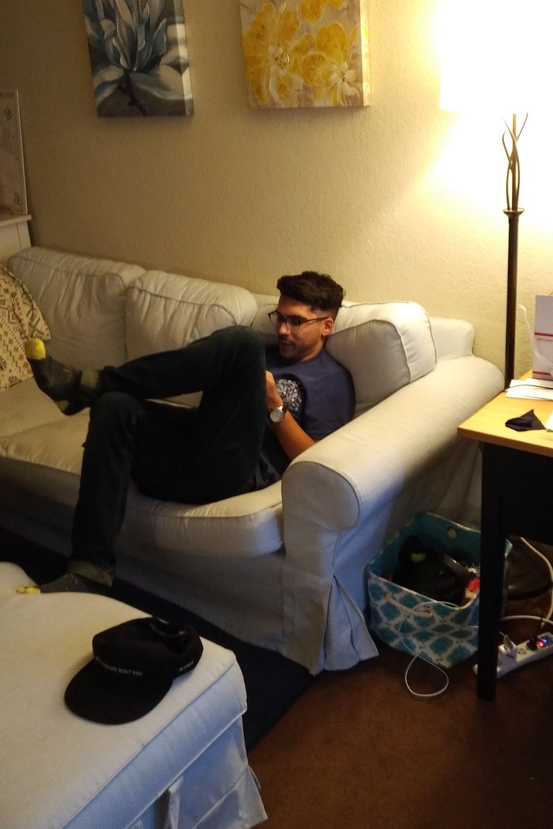 LChoeum's tweet photo. So the fiance is determined to beat the game in less than 80 days. It's his fourth time playing. #schmiteracies https://t.co/B1fN4NBgqR