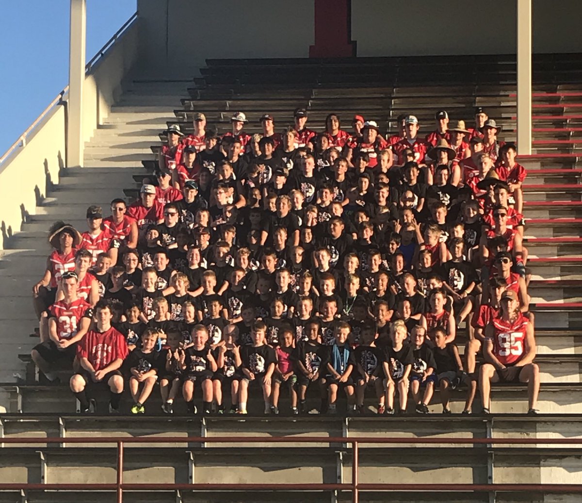 yelm_football's tweet photo. 2018 Yelm Football Youth Camp #FutureTornados πͺ https://t.co/YtjHMuek9J