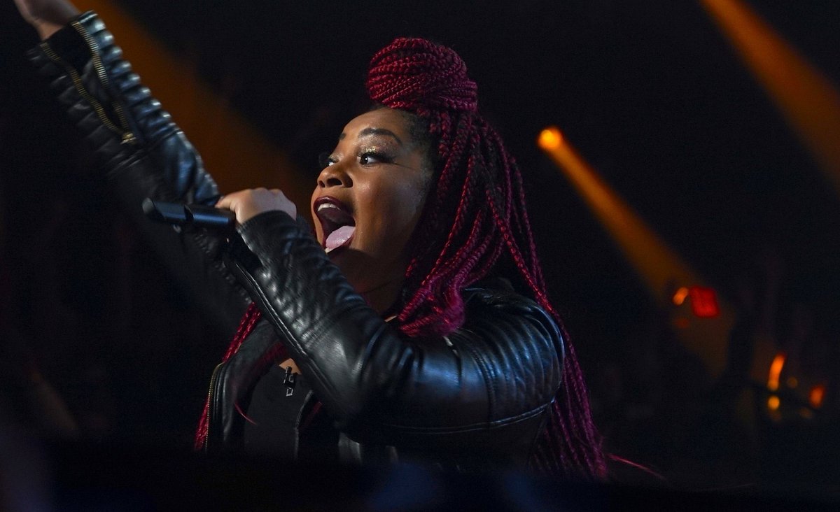real1039lv's tweet photo. She just brings life!!! #mygoodness @thereallilbri  #thefourcomback https://t.co/6rsyl4A6CN