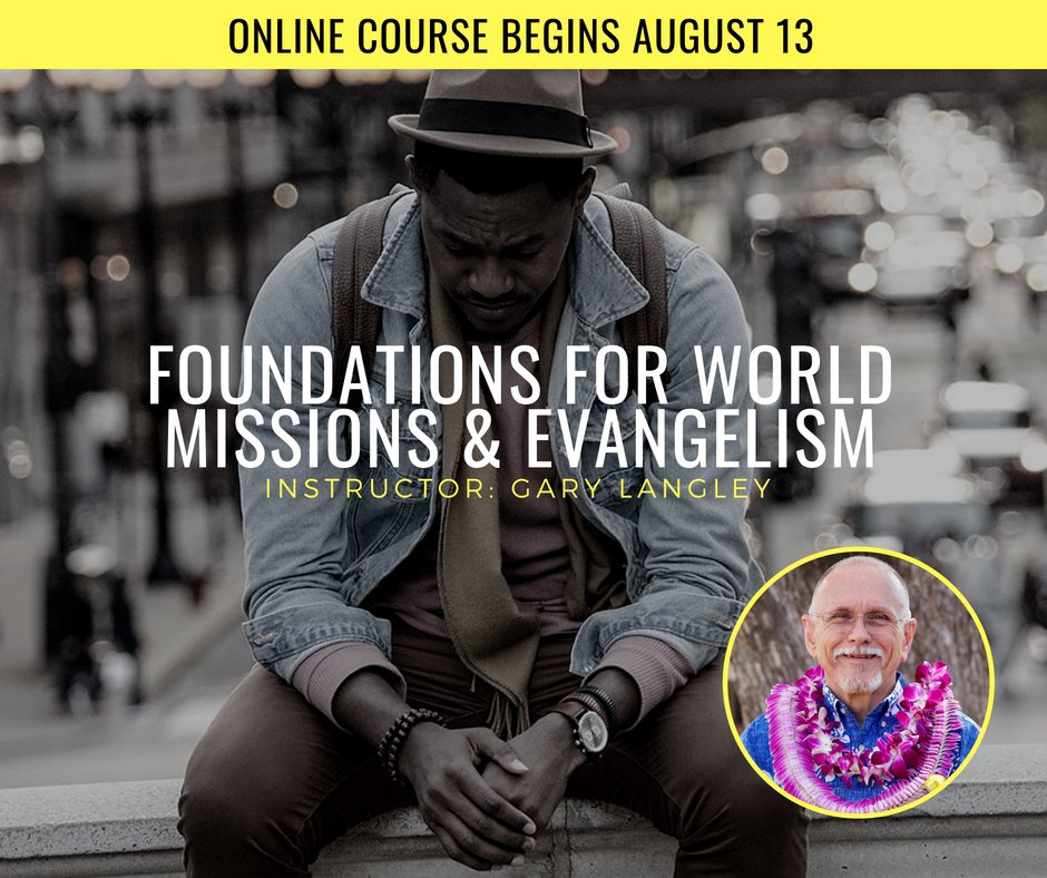 cogopamd's tweet photo. Join us for "Foundations for World Mission &amp; Evangelism," the certificate level course being taught by Gary Langley. The 8-week course starts 8/13. To register, email amd@cogop.org or call (423) 559-5331! https://t.co/5pkEA2DnvY