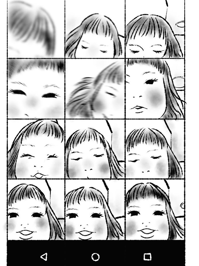 フォトフォルダ見返してると、こんな感じがしばらく続く時がある(娘の自撮り画像)
#育児絵日記 #育児漫画 #まみむめ日記 #育児あるある 
