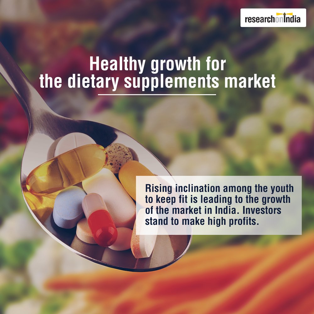 on_research's tweet photo. Dietary supplements can help investors grow. The Indian dietary
supplements market is expected to expand at a CAGR of 17% and reach a
value of INR 808 Bn by 2023. Insights, analysis, and more, available in
this report: https://t.co/cRCsOHRkpw  #marketresearch #insightswithROI https://t.co/kSyaErpgVn