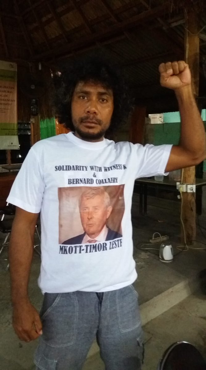GreenLeftOnline's tweet photo. More Timorese in solidarity with Witness K &amp; Bernard Colliery #TimorOil #TimorLeste #auspol https://t.co/ehKsN2pPyF