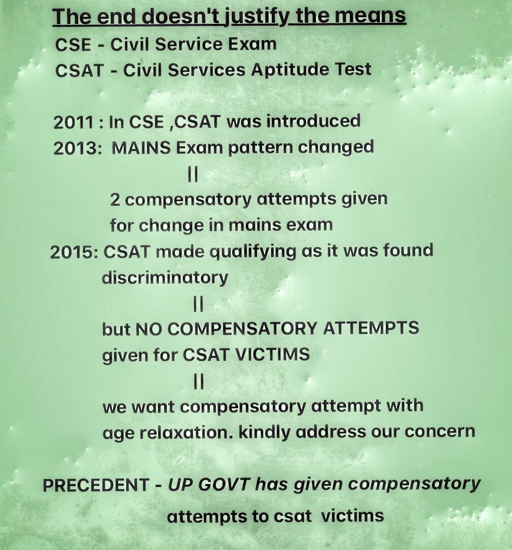 KirtiVaib's tweet photo. #CSATVicitms are not Angry Birds, Give justice, give attempts.
#SatyaGrahaatSansadMarg
@narendramodi @RSS_Org @rammadhavbjp @AmitShah @amritkosaraju
@bainjal
@kunalkamra88
@HappymonJacob
@livewire
@VinodDua7
@cookiecwumbles
@nehmatks
@varshasuman
@almatharu
@thenoormd
@Nidhi https://t.co/EBseqfWPzI