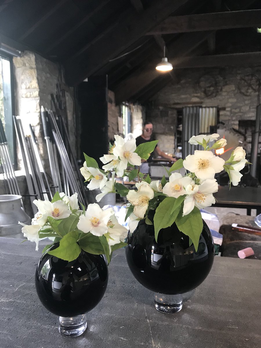 gilliesjones's tweet photo. Almost ready for tonight’s PV @GNCCF from #NorthYorkMoors to the big city with our #blownglass #Sheffield @SheffieldArt @sheffieldartist @SheffDesignWeek @MuseumsSheffield #MillenniumGalleries https://t.co/UcmZPhDqSw