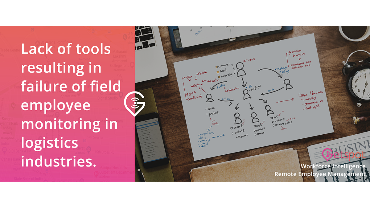 GetSpotApp's tweet image. Due to lack of the tools to monitor the staff working on field, #Logistics is failing to monitor the activities of the field employees. For more inf visit goo.gl/ZubPw7  #Employeemanagement #HRTech #Emergingtech #Businesstip #Ecommerce #shipping #Courier #Delivery #SFA