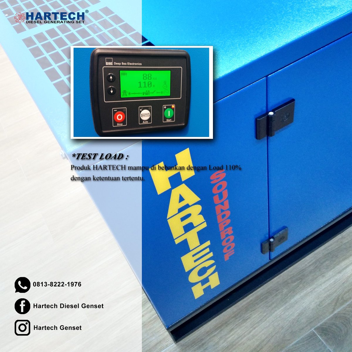 Hartech Diesel Genset Official On Twitter Test Load Https T Co Kfcwr7ki1x Genset Jualgenset Hartech Hartekprimalistrindo Electircity Backup City Jakarta Yanmar Perkins Volvo Lovol Foton Cummins Htg Stamford Rent Service