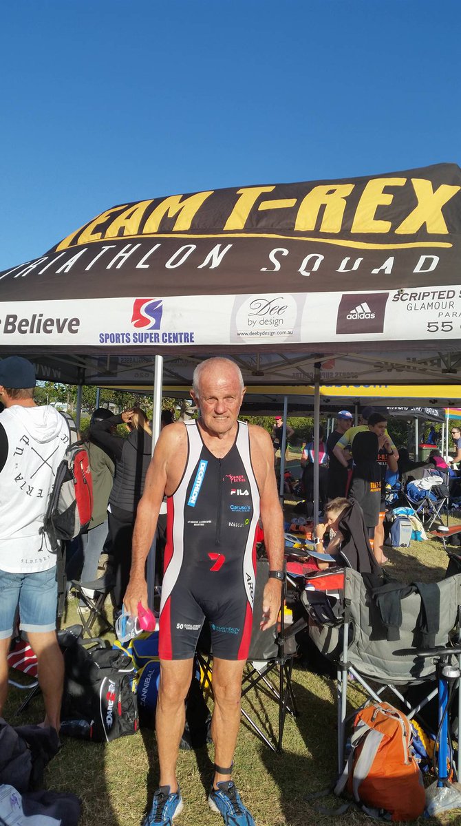 I have had great support from friends and the media, I am 78 and doing traiathlons only starting 3 years ago