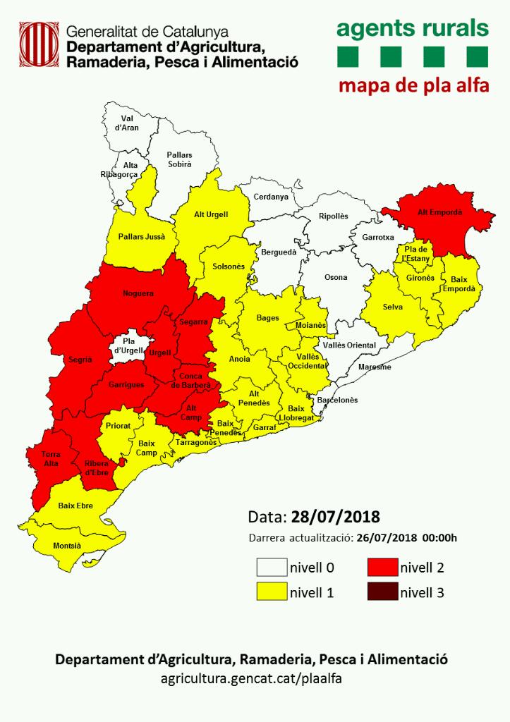 jocanals1's tweet photo. Avui s'espera arribar a temperatures extremes.  Molta precaució en zones forestals!!!  Si veus fum truca al 112. https://t.co/hqX2bm09Dp