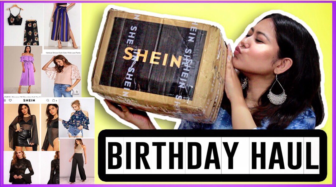 ThatQuirkyMiss's tweet photo. BIRTHDAY TOMORROW!🎂 Watch a special birthday shopping haul from @SheIn_official in today's NEW video: https://t.co/9bluyvzFOb
@YTCreatorsIndia @YouTubeIndia #Shein #Birthday #Haul #IndianYoutuber #ThatQuirkyMiss https://t.co/S0XqCV0sRZ