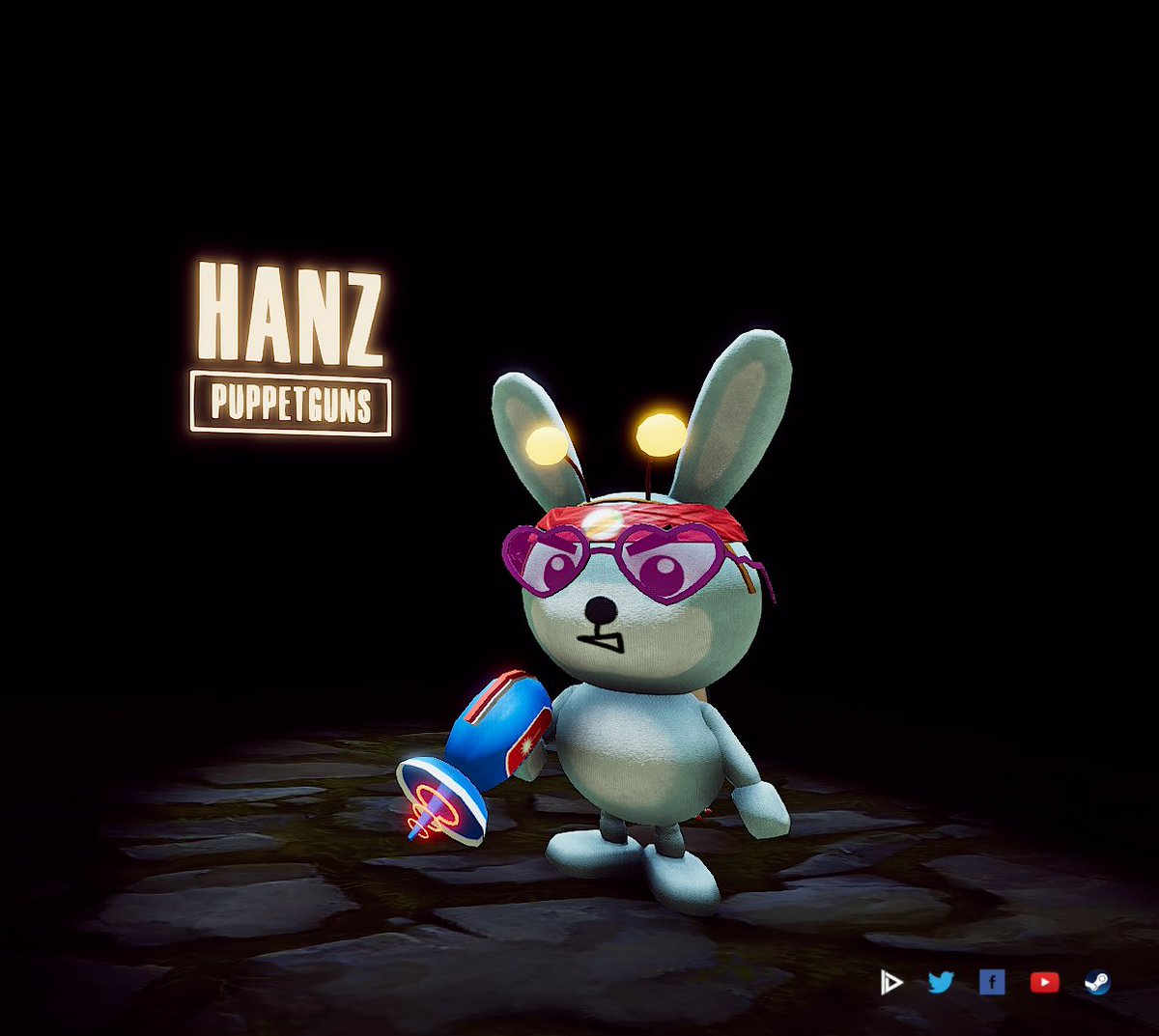 DimleTeam's tweet photo. You can customize your character in the game store!

#dimle #HanzPuppetguns #gamedev #indiedev #videogame #unity3d https://t.co/mVmw2kCFFj