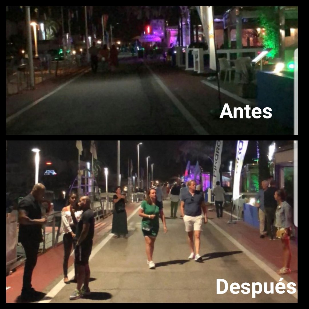 Buenos días!! Nos levantamos con este importante resultado!!!
Ya es una realidad el cambio de farolas y luminarias tipo leds.
✔ Ahorro energético en el consumo en un 45%! 👏
✔ Aumento del flujo lumínico! 😎
✔ Mejora significativa en términos de protección ambiental! 🍀