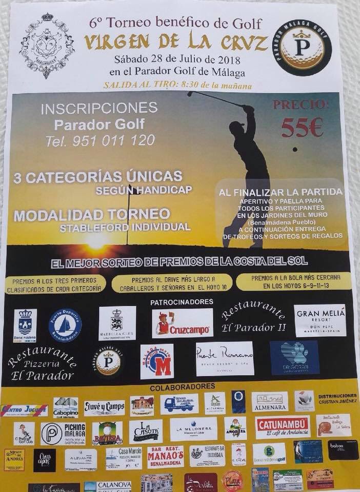 Mañana #sábado estaremos en el sexto #torneo benéfico de #golf ⛳️ en el #parador golf de #Málaga // #verano2018 #CostadelSol #catunambu