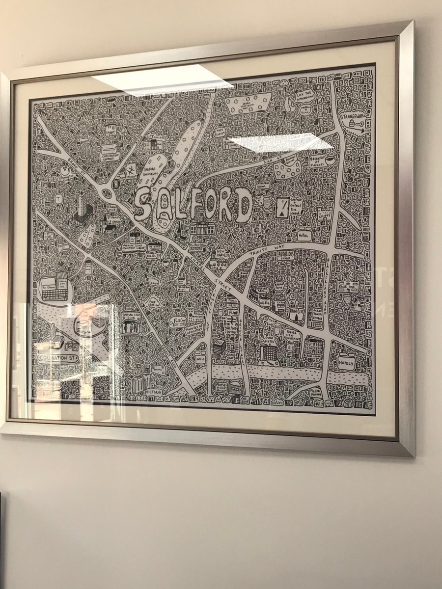 TheManchesterEA's tweet photo. Doddle map, new office art work #TMEA #SALFORD https://t.co/uiKV1fpHLo