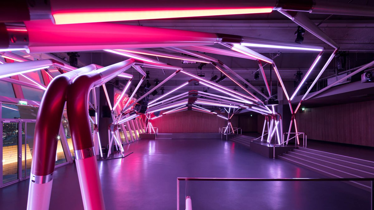 Framepublishers's tweet photo. There's an electric forest inside a Paris nightclub: https://t.co/mfbUKwPYDZ #bar #club #brazil #estudiogutorequena #france #lightscaping #nightfever #paris https://t.co/Yeug3msASG