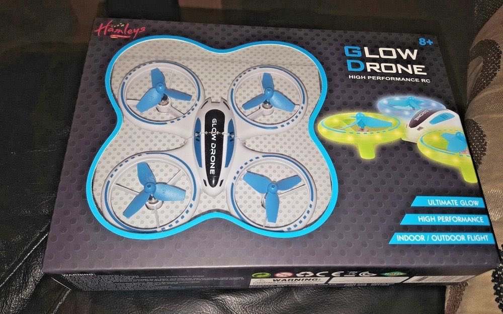 hamleys rc glow drone