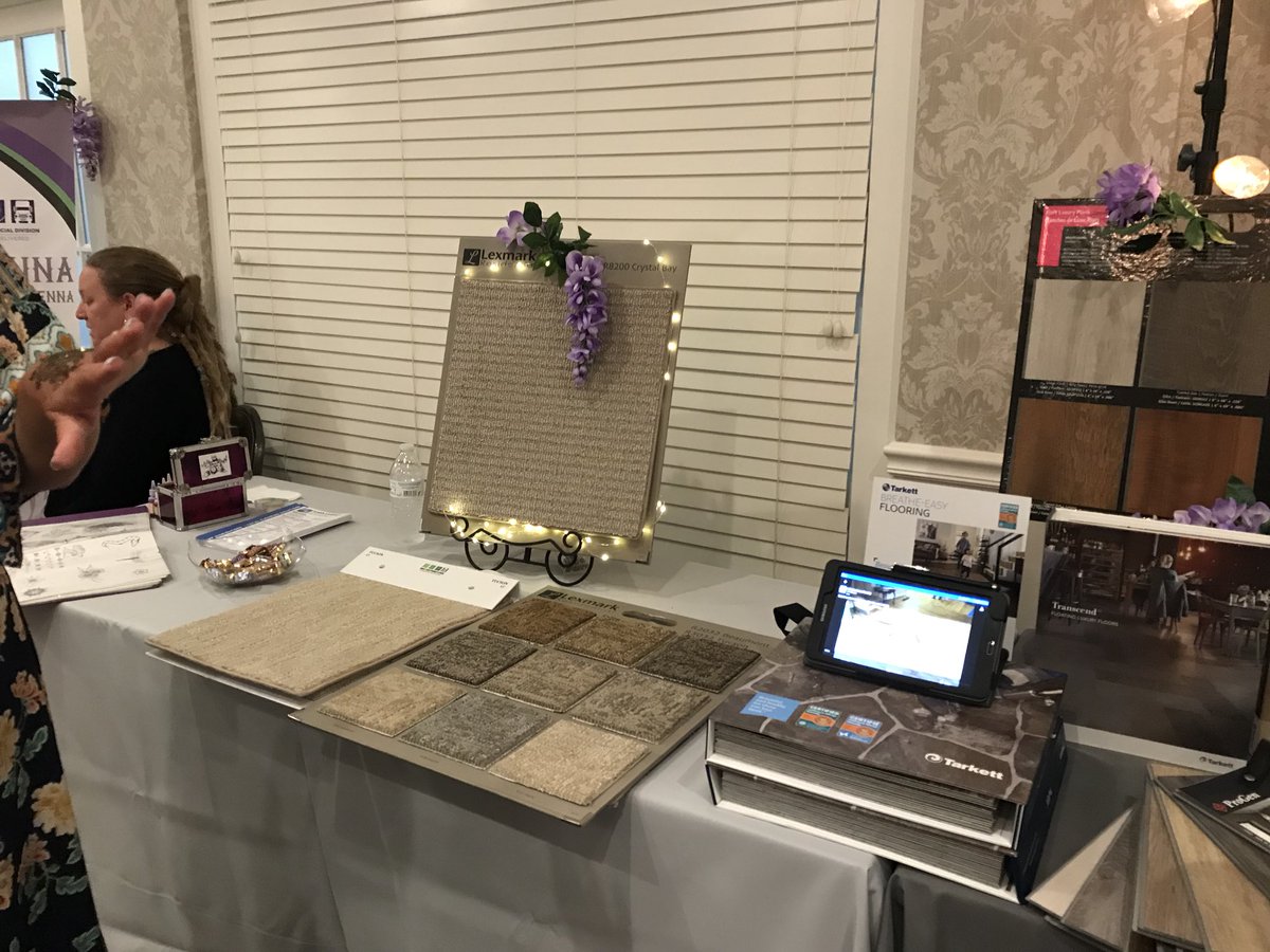 GetchMegan's tweet photo. Another great show!!! Thank you Paul White Company @paulwhite_co Thank you to our vendor sponsors @TarkettHome @interceramicUSA @aonews @bellavitatile @nextfloor @earthwerksfloor https://t.co/8YF5qgzqu7