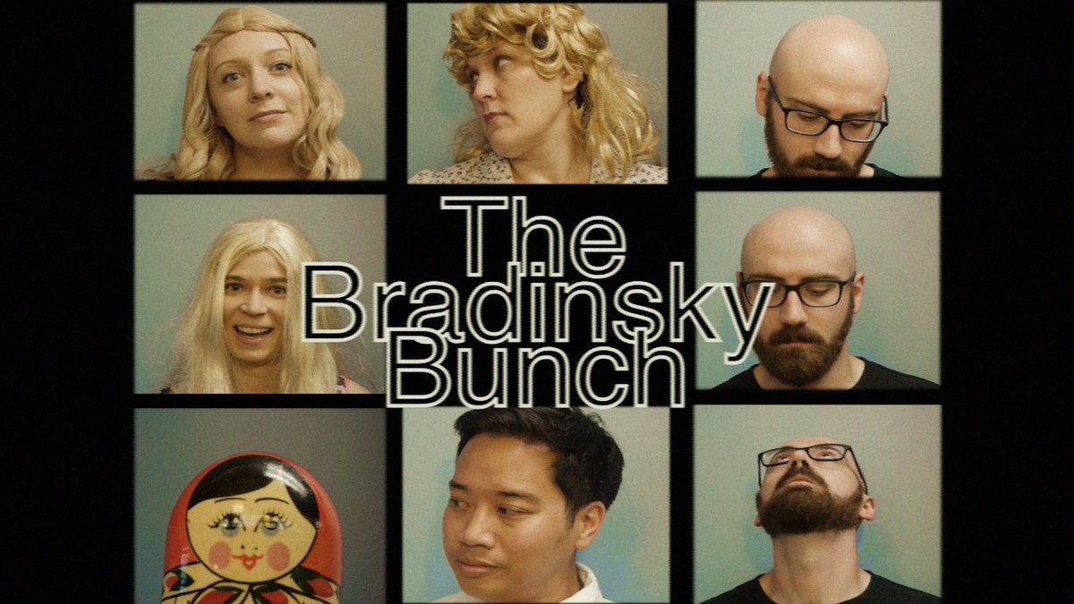JeanyRoo's tweet photo. I’m pretty pumped to be doing this weird little sketch-play with #fezziwigsketchcomedy (And yes, OF COURSE we did the song. See us at #phitcomedy 7/31 at 7:30! #phillycomedy #bradybunch #russianliterature #antonchekhov https://t.co/18wpbvhie0