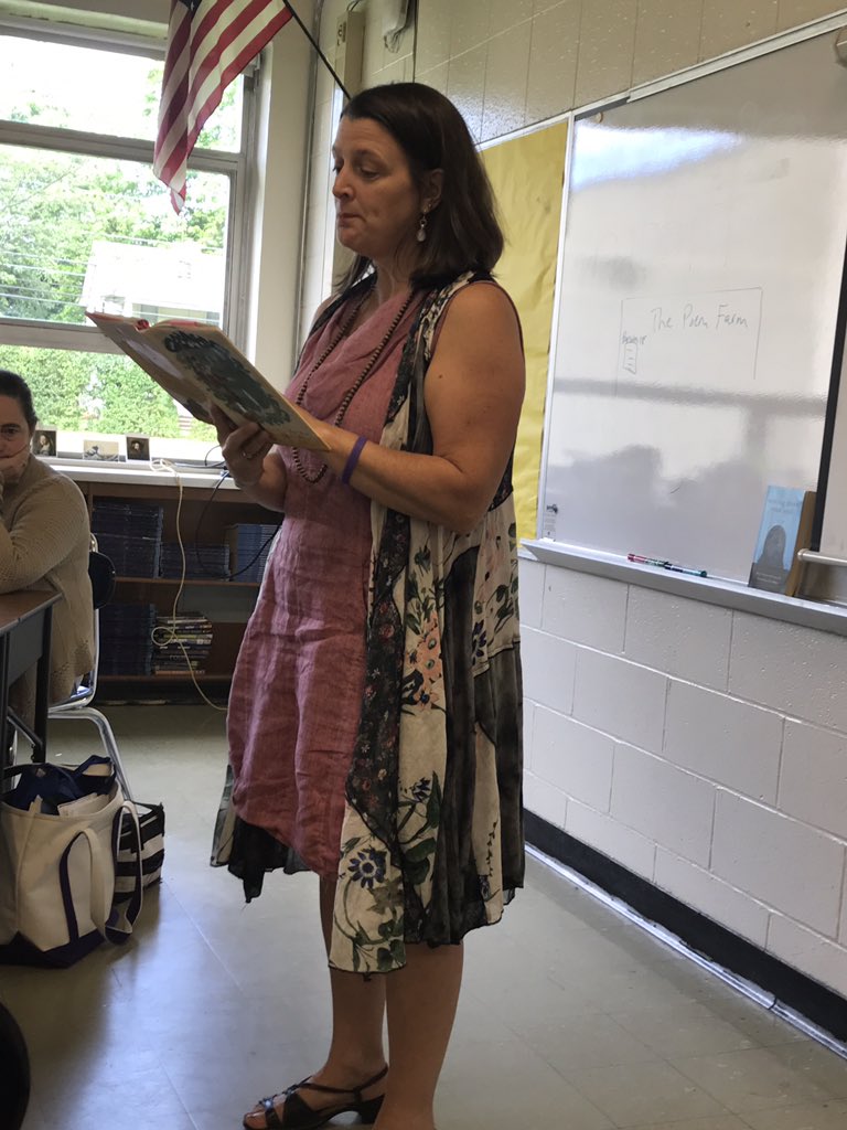 DawnUttel's tweet image. Studying poetry this week with the incredible Amy Ludwig Vanderwater. Poetry can be powerful for all of us.  #PARSUM18