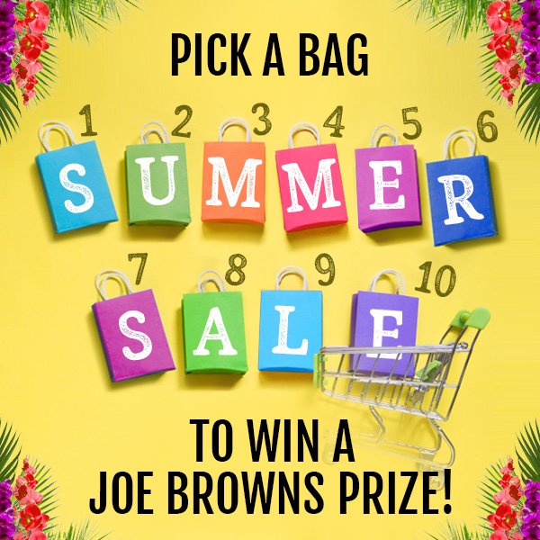 joebrowns's tweet image. #Competition time! 

Retweet and pick a bag and if you're the lucky winner we'll fill it with treats from the Joe Browns summer #sale! 
Ts&amp;amp;Cs apply

#winnit #FridayFeeling