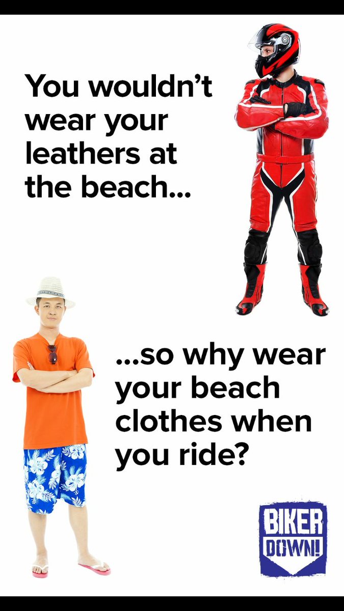 with the continued hot weather, please ride responsibly #dontwearshorts